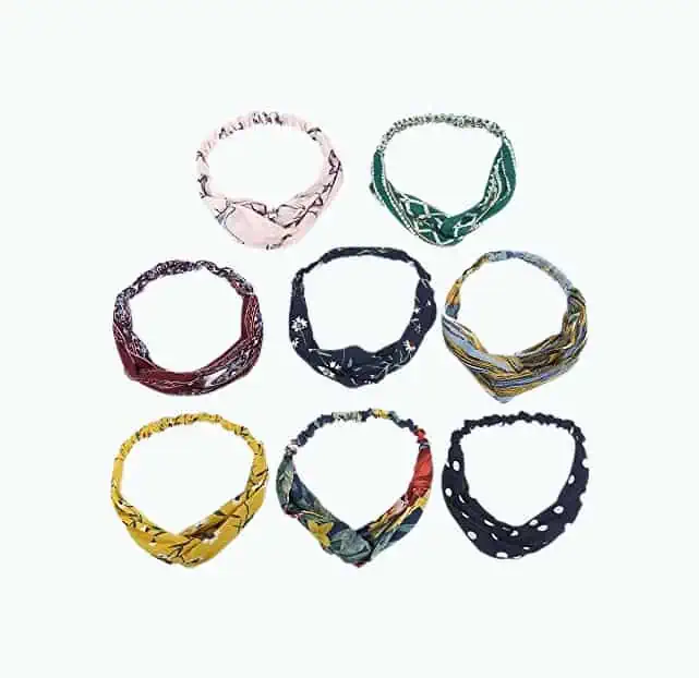Product Image of the 8 Pack Boho Headbands for Women