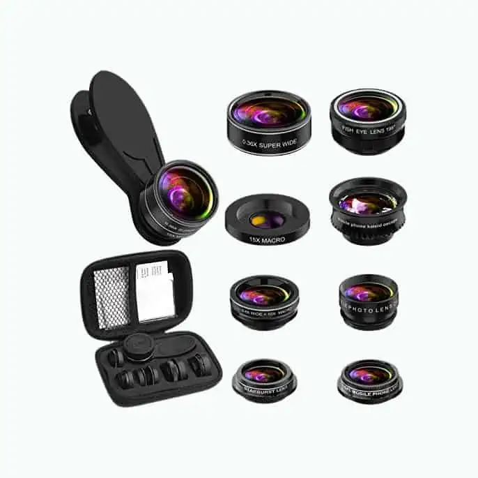 Product Image of the 9-in-1 Phone Camera Lens Set