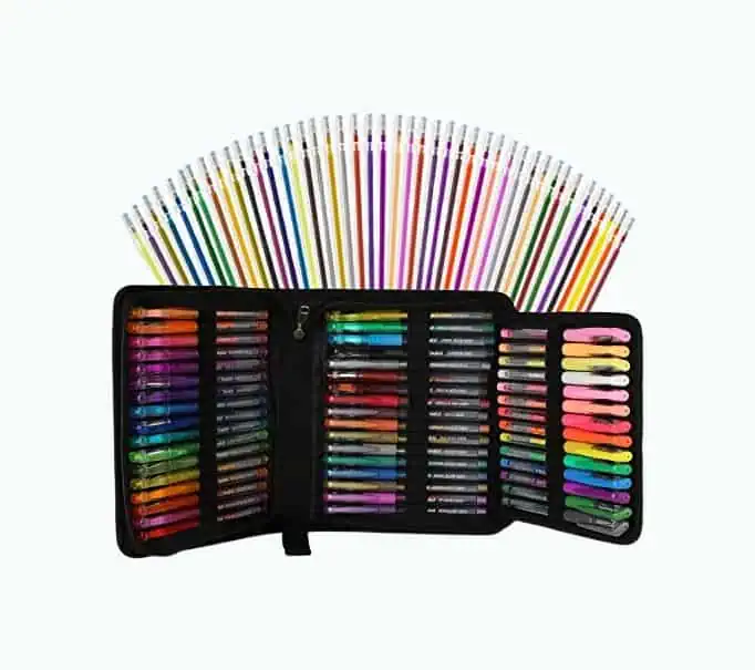 Product Image of the 96 Color Gel Pen Set