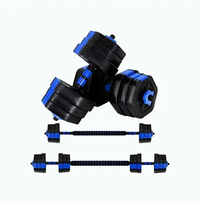 Product Image of the Adjustable Weight Dumbbells Set