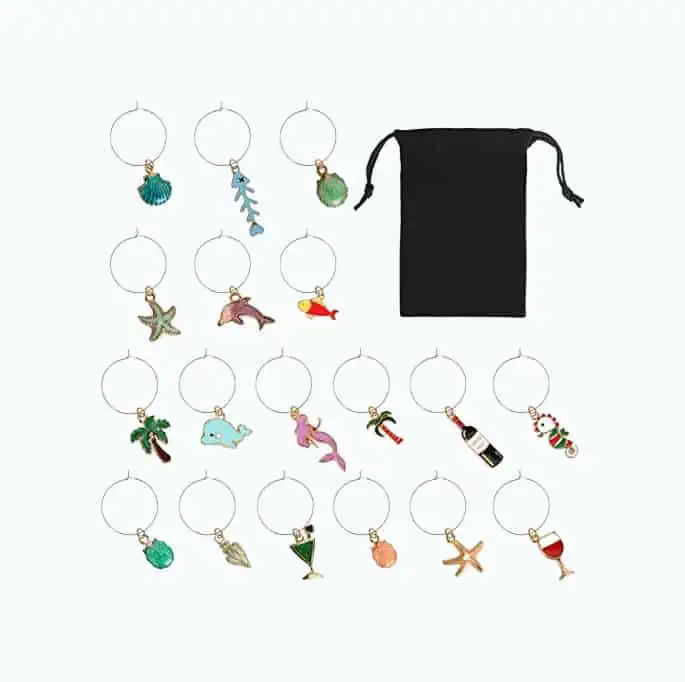 Product Image of the Adorable Wine Charms