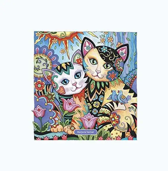 Product Image of the Adult Creative Kittens Coloring Book