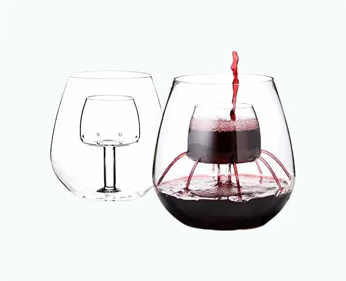 Product Image of the Aerating Wine Glass Set