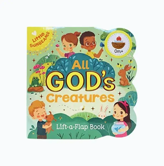 Product Image of the All God's Creatures Lift-a-Flap Board Book