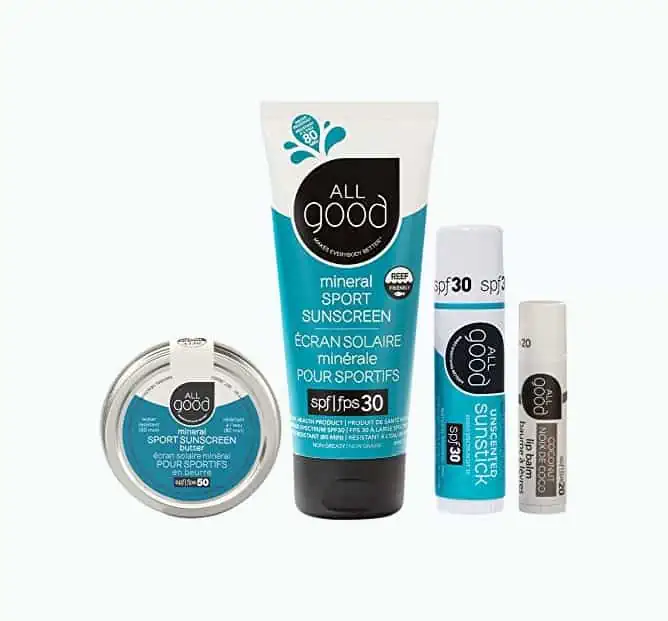 Product Image of the All Good Mineral Sun Care Set