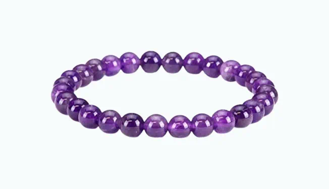 Product Image of the Amethyst Stretch Bracelet