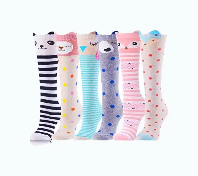 Product Image of the Animal Pattern Knee Socks