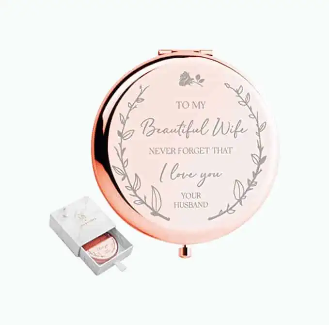 Product Image of the Anniversary Rose Gold Mirror