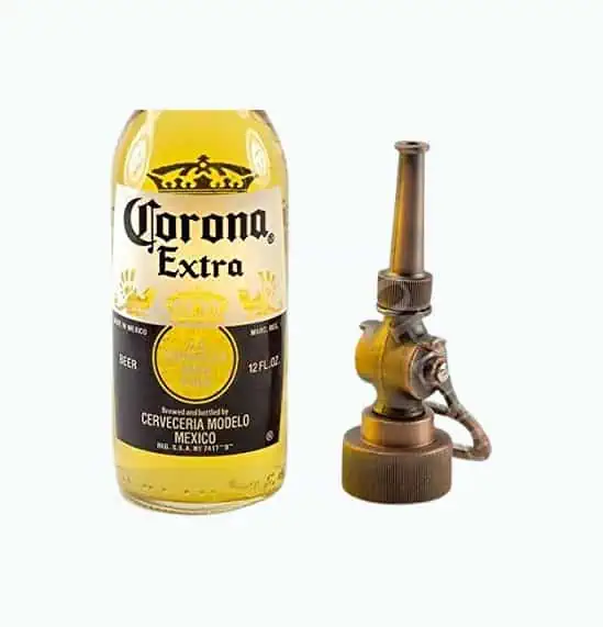 Product Image of the Antique Fire Hose Nozzle Bottle Opener