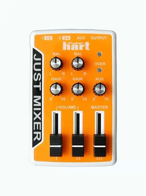 Product Image of the Audio Mixer - Battery/USB Powered Portable Pocket Audio Mixer