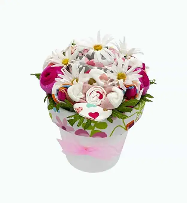 Product Image of the Baby Blossom Clothing Bouquet
