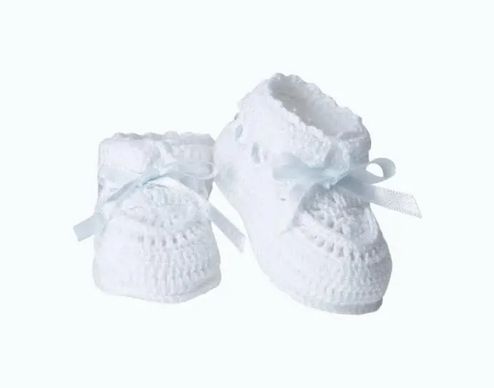 Product Image of the Baby Hand Crochet Bootie