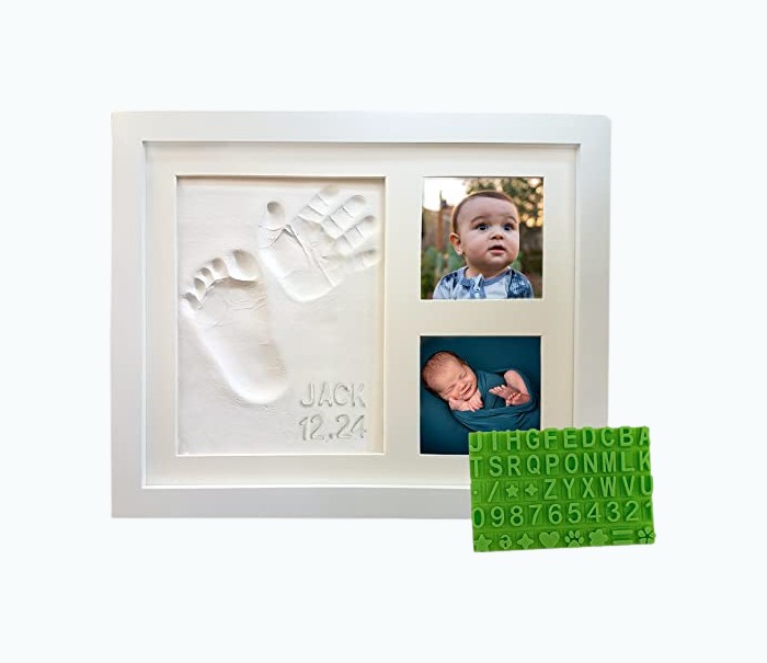 Product Image of the Baby Handprint & Footprint Keepsake Photo Frame