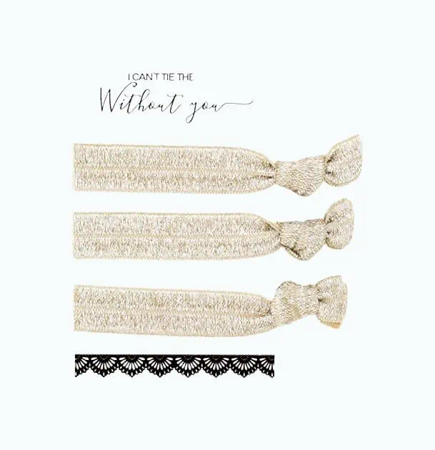 Product Image of the Bachelorette Hair Ties Set