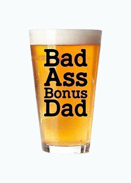 Product Image of the Bad Ass Bonus Dad - Badass 16oz Pint Glass