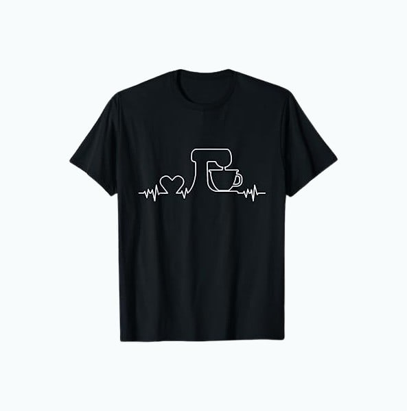Product Image of the Baking Heartbeat T-Shirt