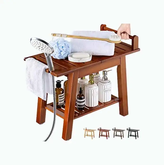 Product Image of the Bamboo Shower Bench