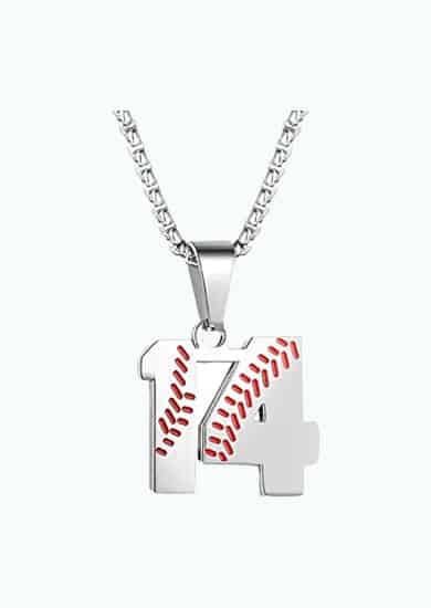 Product Image of the Baseball Birthday Pendant