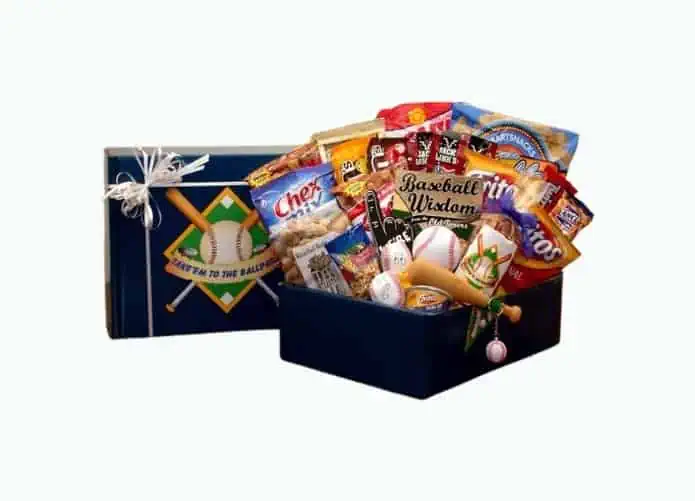 Product Image of the Baseball Lovers Gift Basket