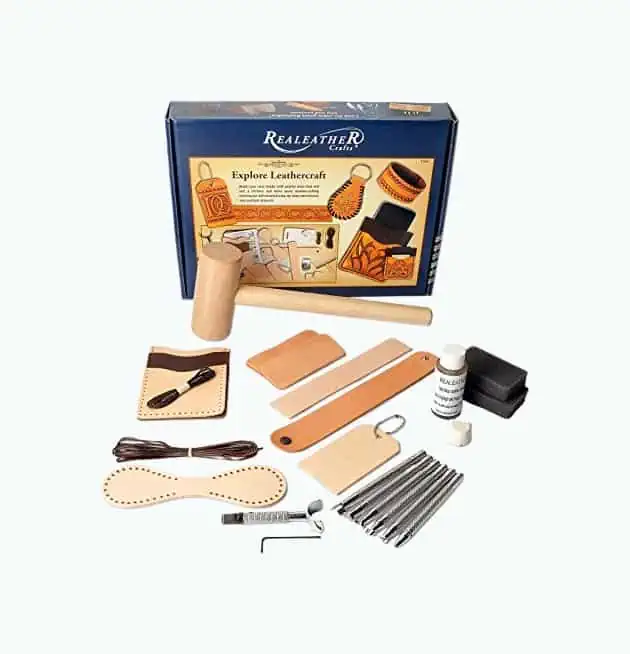 Product Image of the Basic Leather Craft Starter Kit