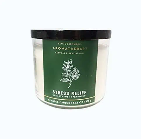 Product Image of the Bath & Body Works Stress Relief Candle