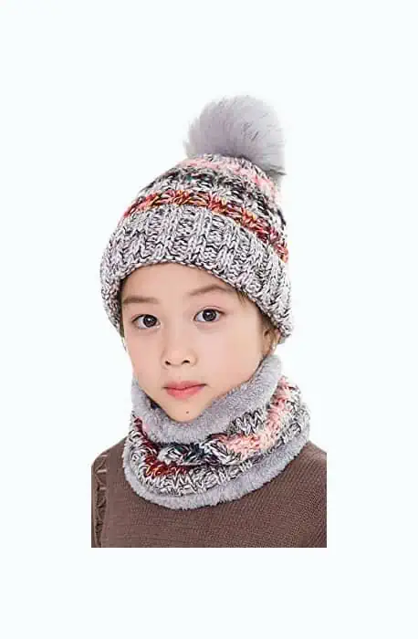 Product Image of the Beanie Hat Scarf Set