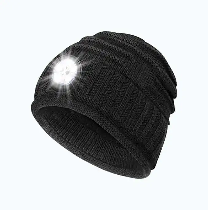 Product Image of the Beanie Hat with Light