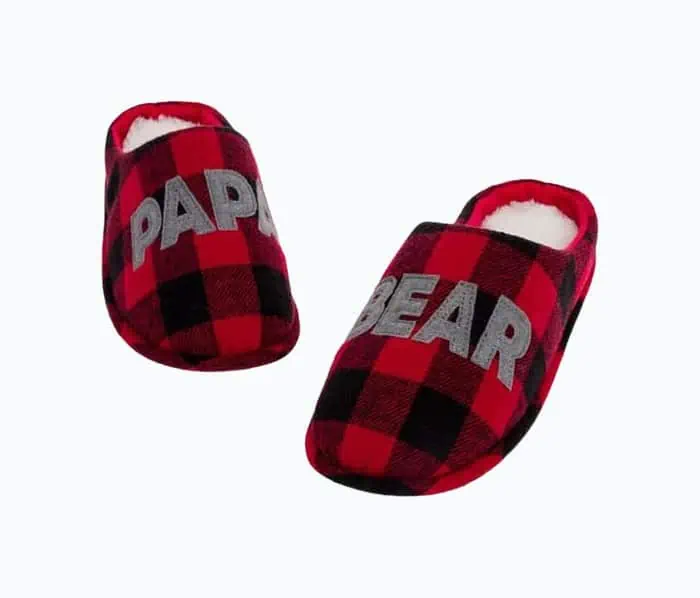 Product Image of the Bear Family Holiday Slippers
