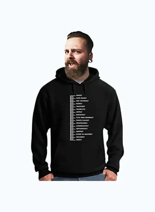 Product Image of the Beard Scale Men’s Hoodie