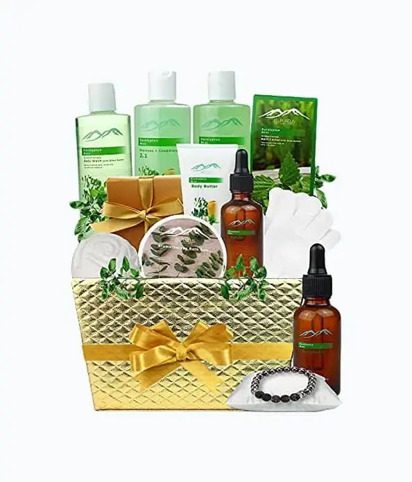 Product Image of the Bed Bath Body Gift Set Eucalyptus Mint