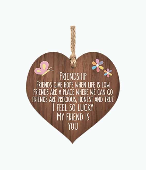 Product Image of the Best Friend Hanging Heart