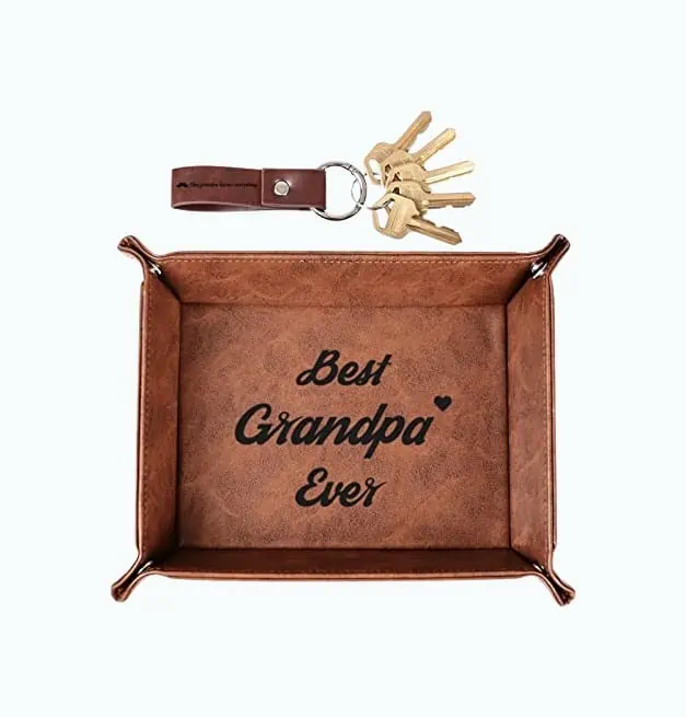 Product Image of the Best Grandpa Ever Valet Tray