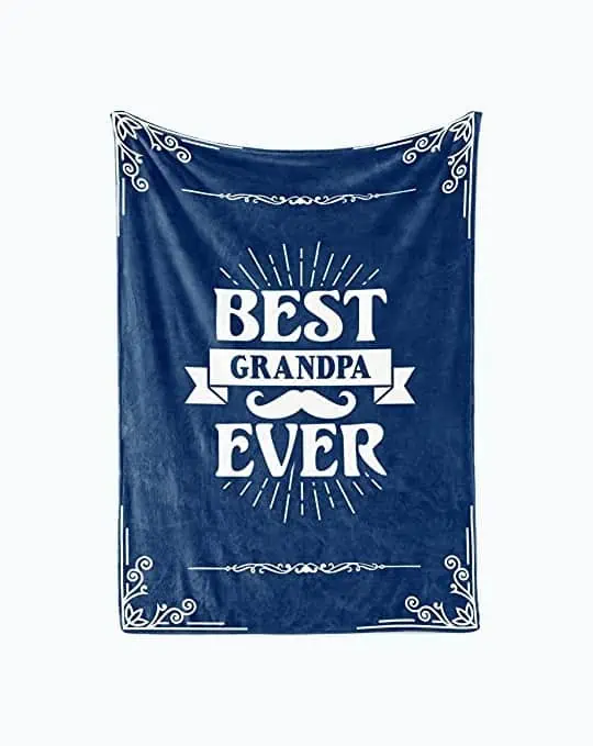 Product Image of the Best Grandpa Throw Blanket