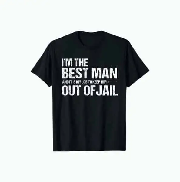 Product Image of the Best Man T-Shirt