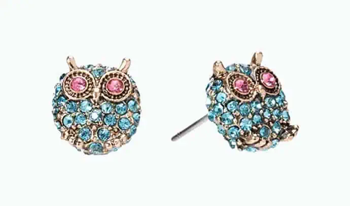 Product Image of the Betsey Johnson Owl Earrings