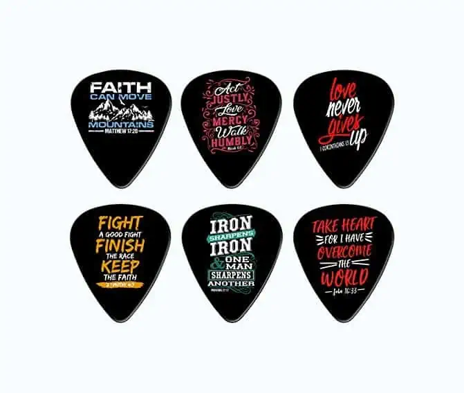 Product Image of the Bible Verse Guitar Picks