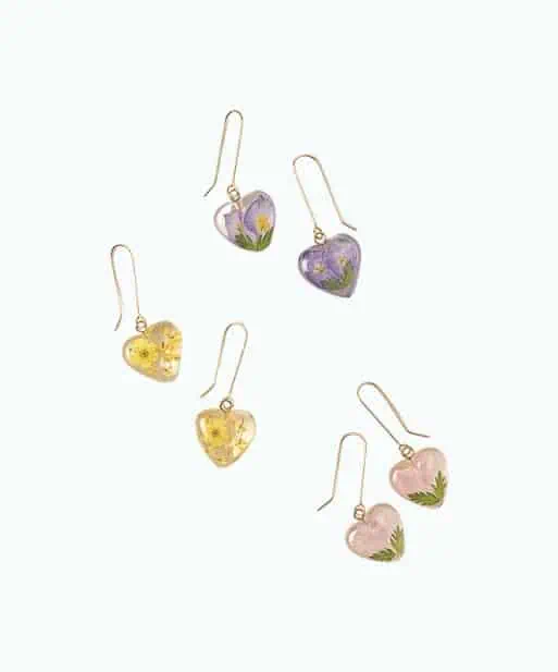 Product Image of the Birth Month Flower Earrings