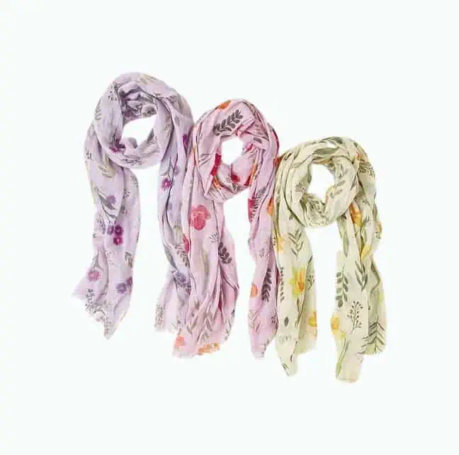 Product Image of the Birth Month Flower Scarf