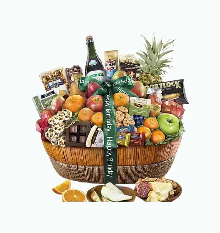 Product Image of the Birthday Fruit & Sweets Gift Basket