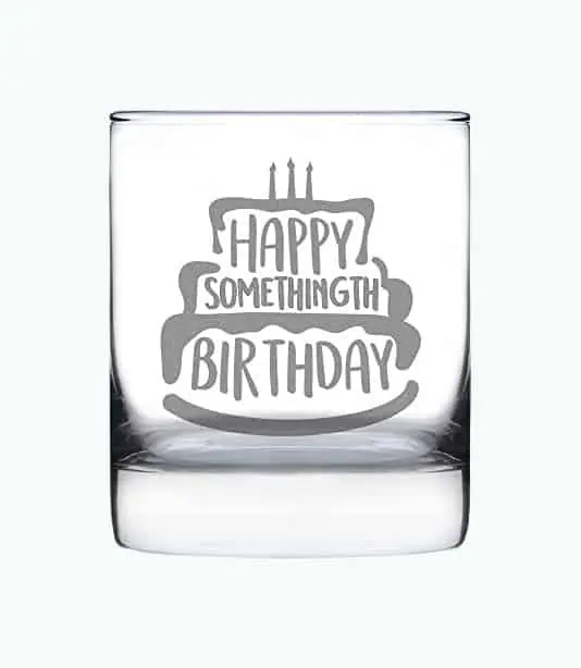 Product Image of the Birthday Whiskey Glass