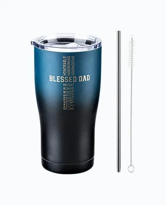 Product Image of the Blessed Dad Tumbler