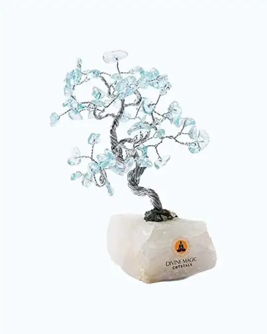 Product Image of the Blue Topaz Crystal Money Tree