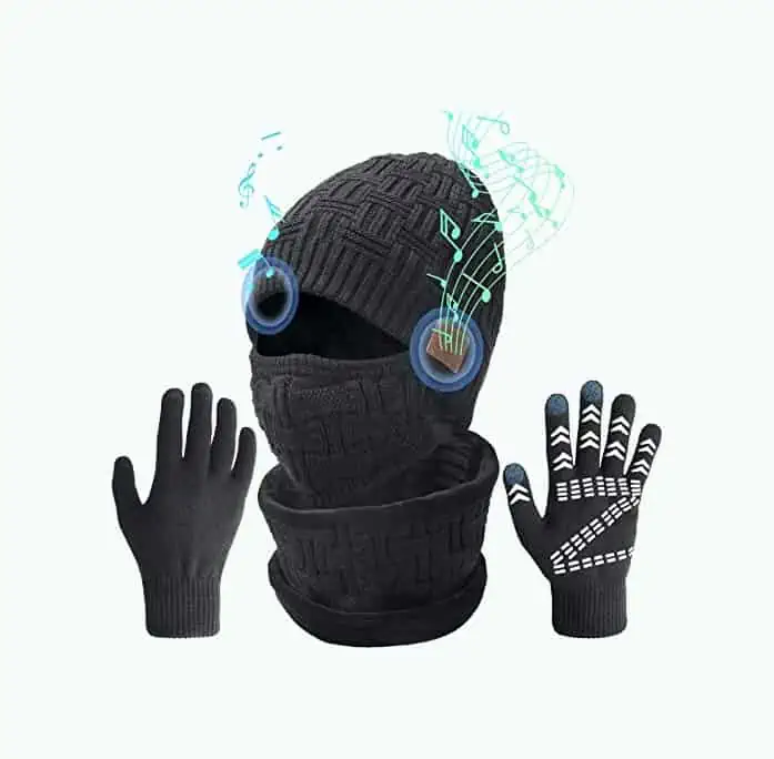 Product Image of the Bluetooth Beanie Hat Set