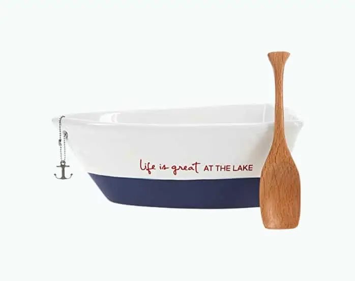 Product Image of the Boat Serving Dish With Oar Scoop