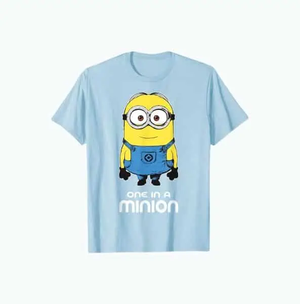 Product Image of the Bob One In A Minion Graphic T-Shirt