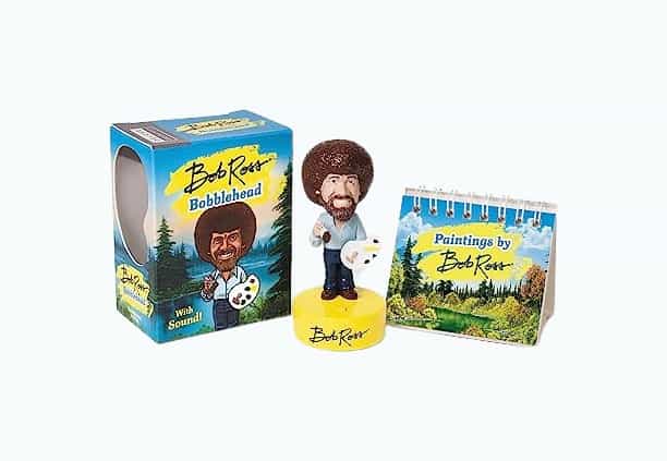 Product Image of the Bob Ross Bobblehead
