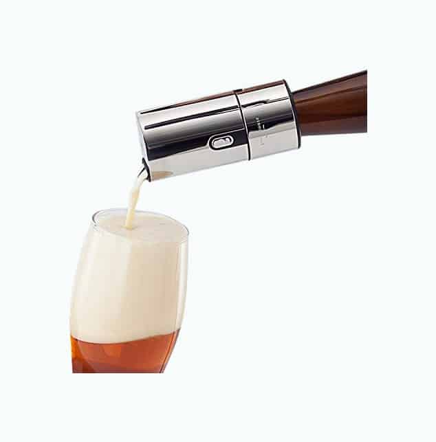 Product Image of the Bottled Beer Foam Maker - Awesome Compact Gift for Beer Lovers