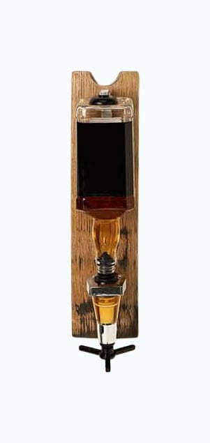 Product Image of the Bourbon Barrel Stave Liquor Dispenser