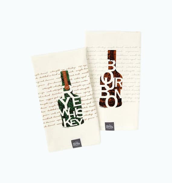 Product Image of the Bourbon & Rye Whiskey Bar Towels