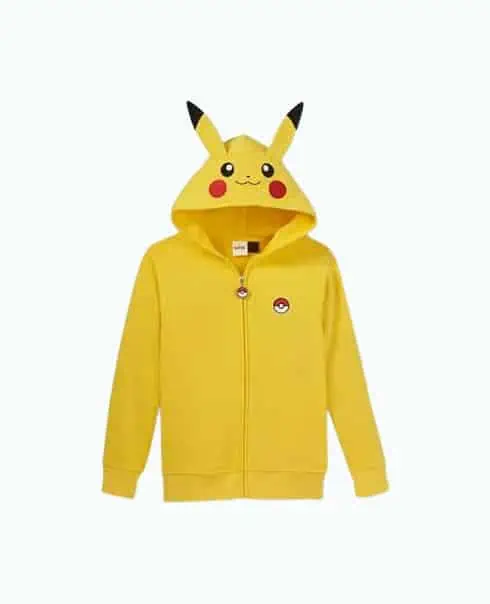 Product Image of the Boys' Pikachu Hoodie Sweatshirt